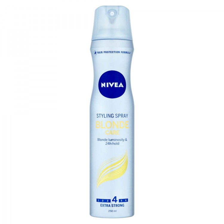 Nivea Hair Brilliant blonde lak 250ml/4 | Kosmetické a dentální výrobky - Vlasové kosmetika - Laky, gely a pěnová tužidla na vlasy Nivea Hair Brilliant blonde lak 250ml/4 | Kosmetické a dentální výrobky - Vlasové kosmetika - Laky, gely a pěnová tužidla na vlasy